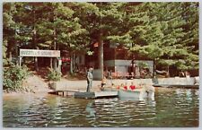 Kingston, New Hampshire Vintage Postcard, Kingston Lake, Buzzell's Grove