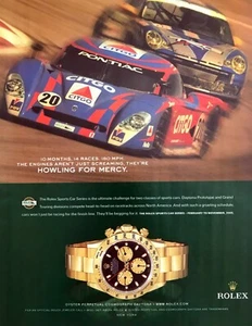 Rolex Sports Car Series Oyster 2006 Cosmograph Perpetual Daytona foto impresa anuncio - Imagen 1 de 1