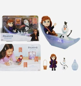Disney Frozen 2 Pequeña Princesa Anna y Olaf Canoa de Hielo Set de Regalo Muñeca Exclusivo - Imagen 1 de 3