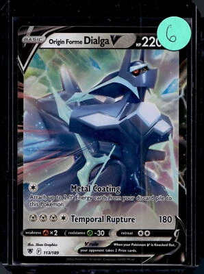 SWSH10: Astral Radiance #113/189 Origin Forme Dialga V - Image 1 of 2