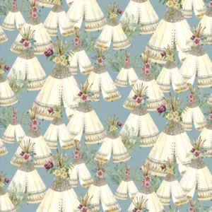Tela de algodón de tipi para niñas Forest Friends - Imagen 1 de 2