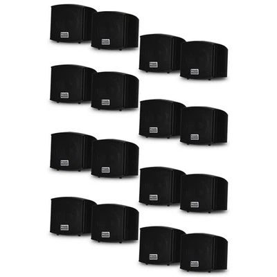 Altavoces negros de montaje interior Acoustic Audio AA321B 3200 W paquete de 8 pares AA321B-8Pr Foto 1 de 4