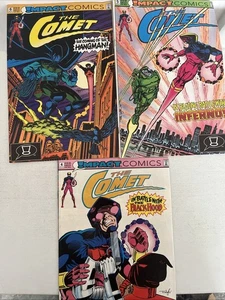 THE COMET. NUMBER'S 4-6.  (3 ISSUE 1991 LOT). IMPACT COMICS. - Picture 1 of 16