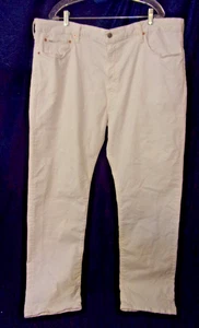 Polo Ralph Lauren Hampton Straight Mens 44/34 White Denim Cotton Good Condition - Picture 1 of 4