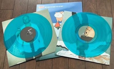 MOBY - Play - 2X VINYL LP - VMP Exclusive - CLEAR TURQUOISE COLORED VINYL - VG - Image 1 of 4
