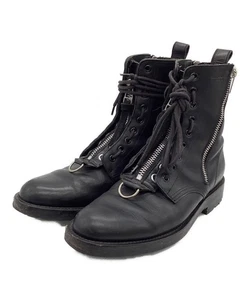 Saint Laurent Paris Side Zip-up Boots Black Men's Size 41 / 26cm - Picture 1 of 10