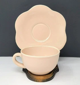 Maryse Boxer Rare Cup Saucer Pale Pink Flower Petal Scallop Rim England 1985 EUC - Picture 1 of 8