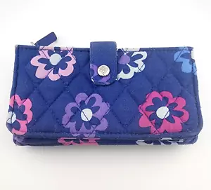 Vera Bradley Wallet Ellie Flowers - Picture 1 of 11