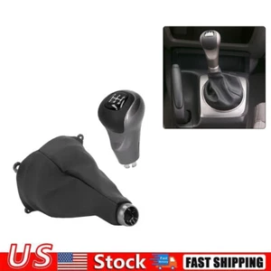 5 Speed Black Gear Shift Knob Lever Shifter For For Honda Civic DX EX LX 2006-11 - Foto 1 di 7
