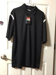 Mens Golf Shirt, Nike Size Large, Black - Picture 1 of 3