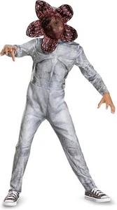 Demogorgon Tween Classic Stranger Things Fancy Dress Up Halloween Child Costume - Picture 1 of 12