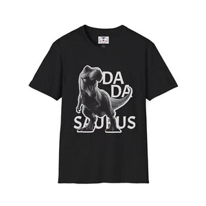Dad Dinosaur Fathers Day Fun tshirt Dad DA DA Saurus T-Rex #1 DAD Unisex - Bild 1 von 6