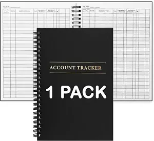 1 Pack Expense Tracker Ledger Book- Finance Book for Home Budget Tracking, - Picture 1 of 5