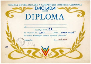 Romania, 1988, Communist Propaganda Diploma - Daciada - RSR - Picture 1 of 1