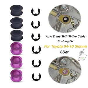 Juego de 6 bujes de cable de palanca de cambios 33835-08010 para Toyota Sienna 2004 2005 2006-10 - Imagen 1 de 8