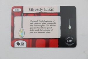 Ghostly Elixir I-011 Mage Knight Dark Riders ITEM CARD