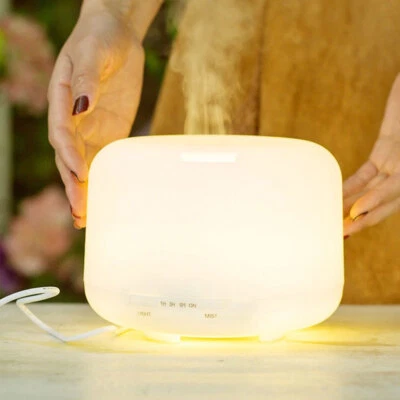 Humidifiers for Bedroom Large Room, Ultrasonic Cool Mist Humidifier 500ML Top - Image 1 of 4