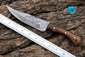 CUSTOM HANDMADE FORGED DAMASCUS STEEL STEAK KNIFE CHEF KITCHEN BONING KNIFE 2572 - Picture 1 of 5