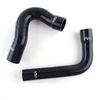 Manguera de radiador de silicona negra para Ford Mustang 1967-1970/Falcon/Fairlane 428Cu Foto 1 de 4