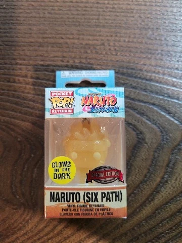 Funko Pocket Pop Naruto Shippuden Naruto (Six Path) GITD Keychain Exclusive Cover