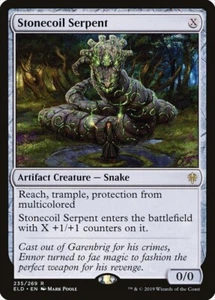 MTG - STONECOIL SERPENT - Throne of Eldraine NM - Picture 1 of 1