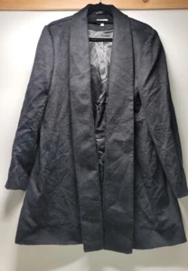 *Novica Women's Long Alpaca Coat Black Size XL Rk12 - Picture 1 of 5