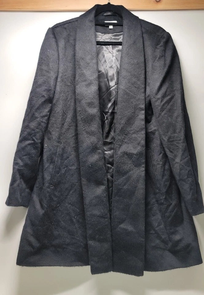 *Novica Women's Long Alpaca Coat Black Size XL Rk12 - Image 1 of 4