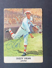 1961 Golden Press #8 Dizzy Dean Signed Card- St Louis Cardinals HOF