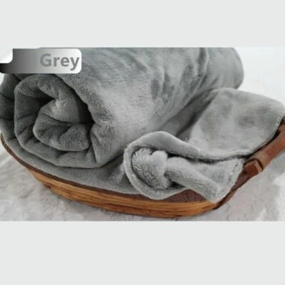 Flannel Fabric Faux Coral Velvet Double-side Thick DIY for Sleepwear Blanket Sew - Image 1 of 4