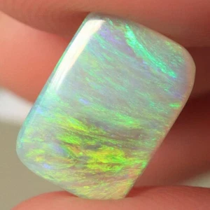 Natural Dark Crystal Opal 1.50ct, Solid Australian Opal 8 x 11.5 x 2mm - Picture 1 of 6