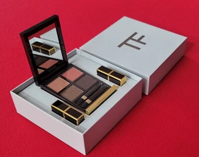 Mini lápiz labial TOM FORD Eye Quad Tiger Eye 2 Deluxe Casablanca West Coast nuevo Foto 1 de 4