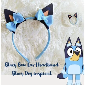 Blue Dog Handmade Headband Hair Accessories - Picture 1 of 7