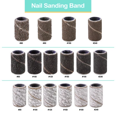 USA PANA 100 Pieces High Quality Nail Sanding Bands for Nail Drill Mandrel Bits - Image 1 of 4