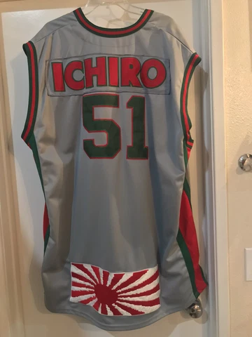 UBER RARE Ichiro Suzuki Authentic School Yard Legends Japan 3XL Baseball Jersey Cover