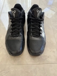 Nike Zoom Kobe V5 2010 “BlackOut” Black Sneakers Men's Kobe Shoes 12 US - Picture 1 of 8