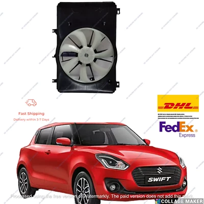 17100M68P00 Engine Cooling Fan With Shroud Fit For Suzuki Swift 2018-2021 Oem - Image 1 of 4