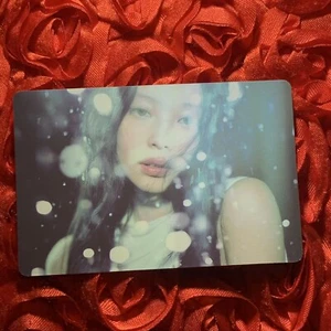 Jennie Fire BLACKPINK KPOP Idol Girl Photo Card Luxy Rain - Picture 1 of 2
