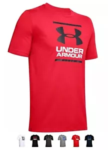 Under Armour Adult Men's Short Sleeve T-Shirt, Tee 1326849 FREE SHIPPING - Picture 1 of 26