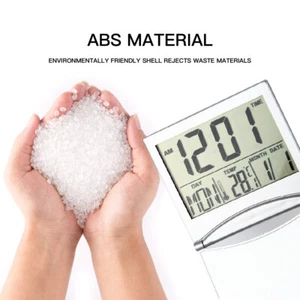 Compact Desk Timer Digital Travel Alarm Clock Foldable Temperature LCD Clock! - Picture 1 of 11