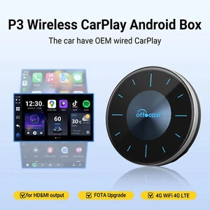 Ottocast P3 CarPlay AI Box Android 12-Wireless Android Auto CarPlay Adapter p3  - Picture 1 of 15