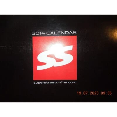 SUPER STREET 2014 CALENDAR import tuner SCION subaru NISSAN mach GT hks - Image 1 of 4