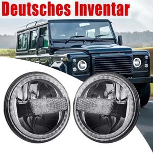 Faro LED redondo de 7 pulgadas Halo Hi/Lo Beam para Classic Mini Austin Rover - Imagen 1 de 13