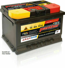 Produktbild - Starterbatterie Panther Black Edition +30% Multistart 12V 65Ah    P65T