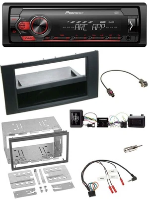 Pioneer DAB 1DIN MP3 Lenkrad USB Autoradio für Ford Kuga 2008-2012 schwarz - Bild 1 von 4