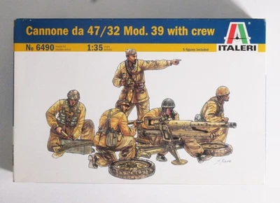 Cannone da 47/32 Mod. 39 with crew Italeri 1/35 - Immagine 1 di 3