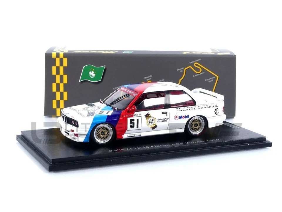 SPARK 1/43 - BMW M3 E30  - WINNER MACAU 1988 SA270 - Photo 1/1
