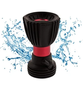 Ultimate Fireman's Heavy Duty Water Hose Nozzle with 5 Spray Patterns, Flow C... - Picture 1 of 7