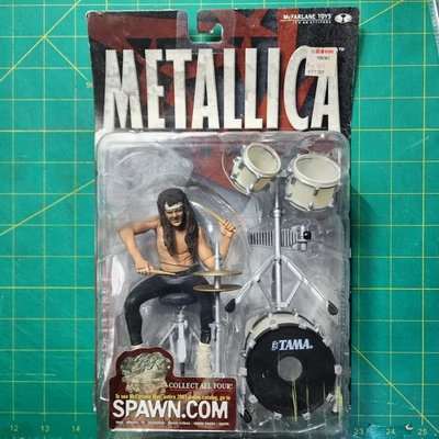 McFarlane Toys Metallica Harvesters of Sorrow Lars Ulrich Action Figure 2001 New - Image 1 of 4