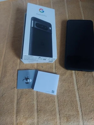 Google Pixel 8 Pro 256GB, Obsidian Black, Unlocked Smartphone - Image 1 of 4