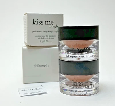 Lot 2 - PHILOSOPHY  KISS ME TONIGHT MOISTURIZING LIP TREATMENT 0.30 OZ - Image 1 of 4